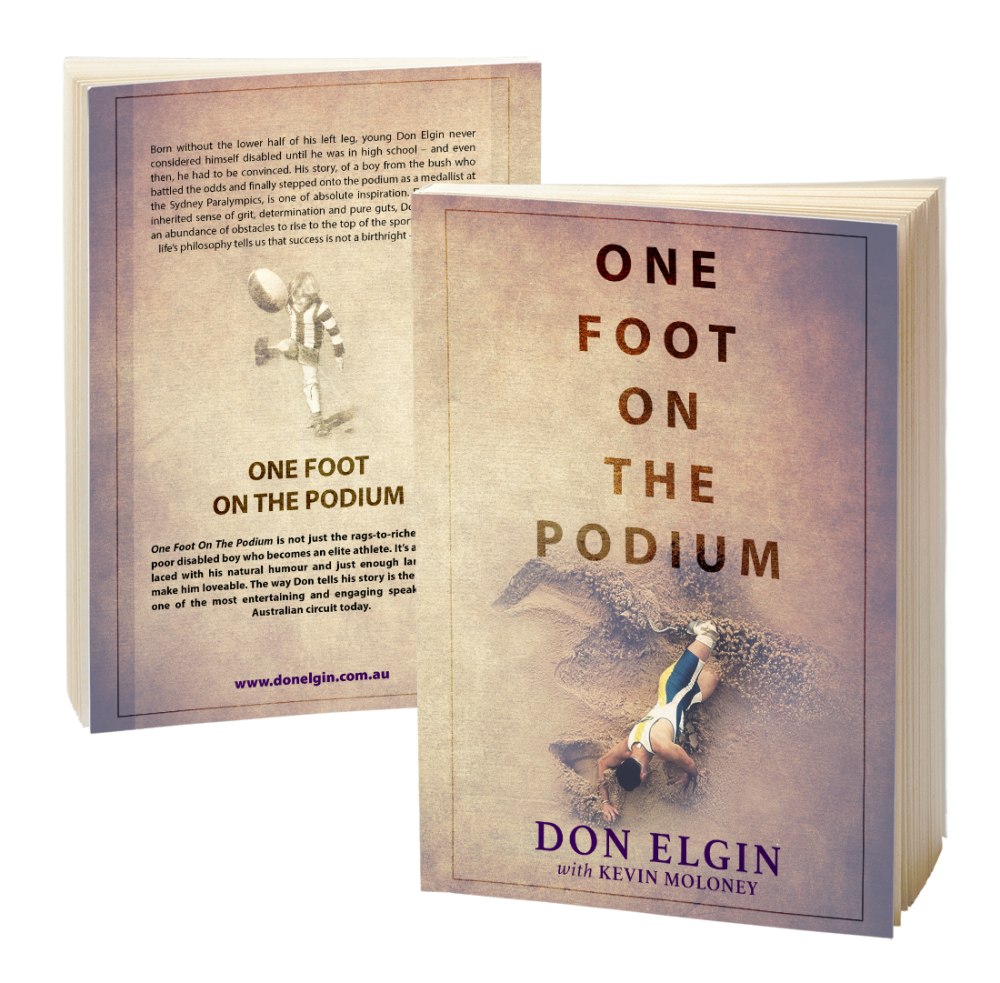 One Foot on the Podium (Signed)